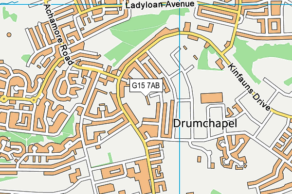 G15 7AB map - OS VectorMap District (Ordnance Survey) G15 7AB map - OS VectorMap District (Ordnance Survey)