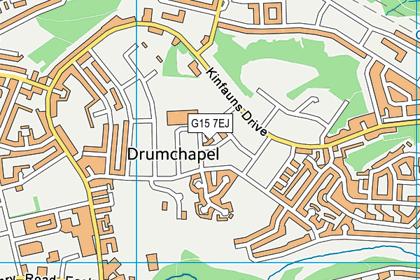 G15 7EJ map - OS VectorMap District (Ordnance Survey) G15 7EJ map - OS VectorMap District (Ordnance Survey)