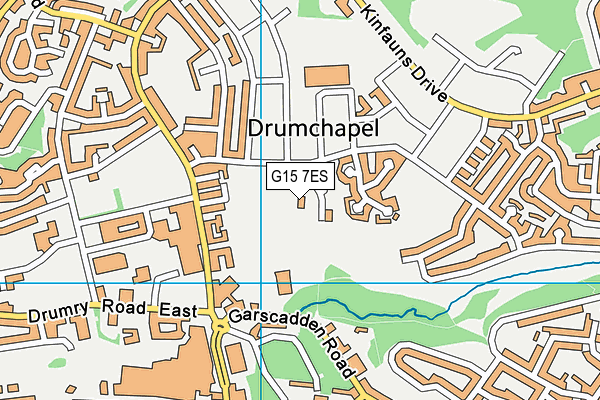 G15 7ES map - OS VectorMap District (Ordnance Survey) G15 7ES map - OS VectorMap District (Ordnance Survey)