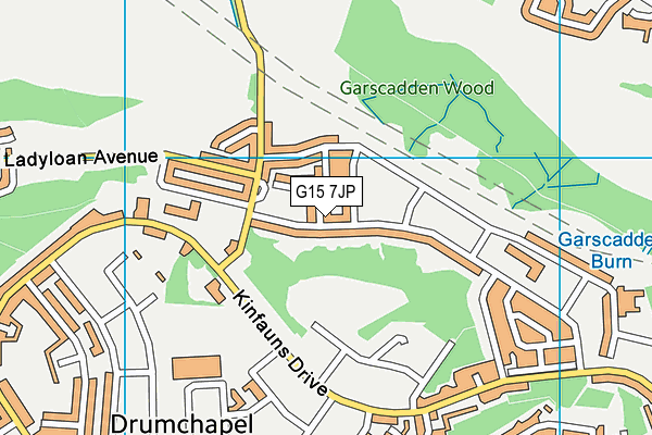 G15 7JP map - OS VectorMap District (Ordnance Survey) G15 7JP map - OS VectorMap District (Ordnance Survey)