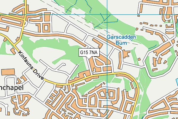 G15 7NA map - OS VectorMap District (Ordnance Survey)
