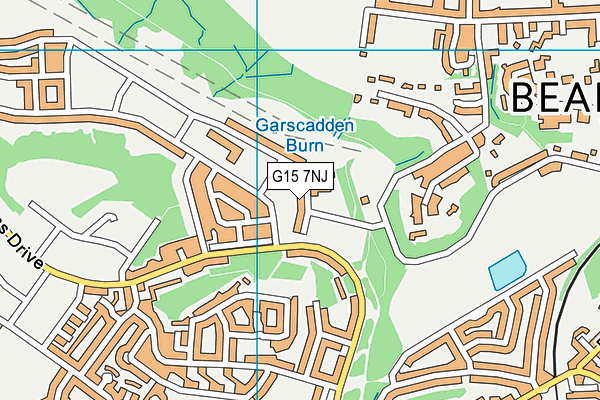 G15 7NJ map - OS VectorMap District (Ordnance Survey) G15 7NJ map - OS VectorMap District (Ordnance Survey)