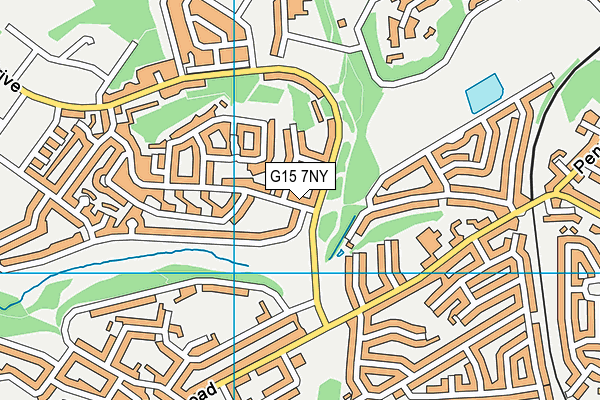 G15 7NY map - OS VectorMap District (Ordnance Survey) G15 7NY map - OS VectorMap District (Ordnance Survey)