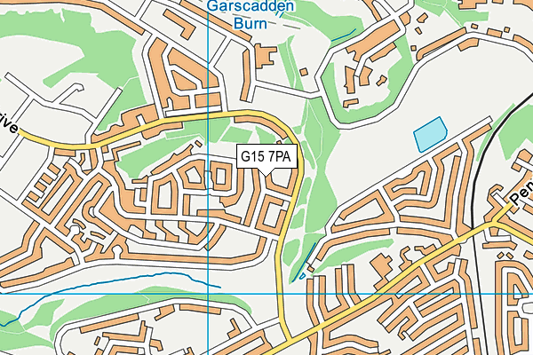 G15 7PA map - OS VectorMap District (Ordnance Survey) G15 7PA map - OS VectorMap District (Ordnance Survey)