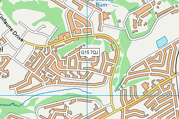 G15 7QJ map - OS VectorMap District (Ordnance Survey) G15 7QJ map - OS VectorMap District (Ordnance Survey)
