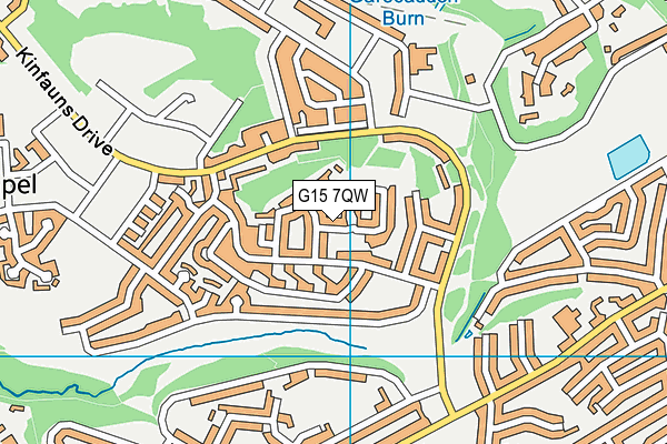 G15 7QW map - OS VectorMap District (Ordnance Survey) G15 7QW map - OS VectorMap District (Ordnance Survey)