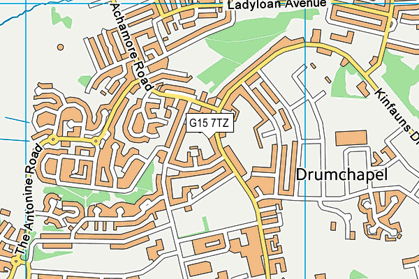 G15 7TZ map - OS VectorMap District (Ordnance Survey) G15 7TZ map - OS VectorMap District (Ordnance Survey)
