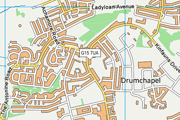 G15 7UA map - OS VectorMap District (Ordnance Survey) G15 7UA map - OS VectorMap District (Ordnance Survey)