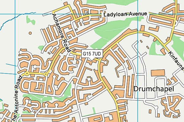 G15 7UD map - OS VectorMap District (Ordnance Survey) G15 7UD map - OS VectorMap District (Ordnance Survey)