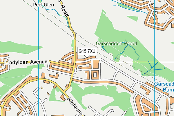 G15 7XU map - OS VectorMap District (Ordnance Survey) G15 7XU map - OS VectorMap District (Ordnance Survey)