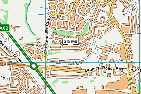 G15 8AB map - OS VectorMap District (Ordnance Survey) G15 8AB map - OS VectorMap District (Ordnance Survey)