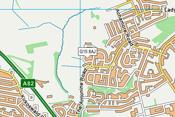 G15 8AJ map - OS VectorMap District (Ordnance Survey) G15 8AJ map - OS VectorMap District (Ordnance Survey)