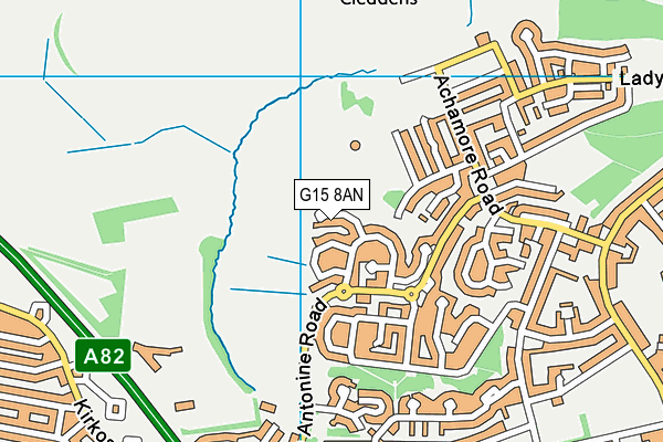G15 8AN map - OS VectorMap District (Ordnance Survey) G15 8AN map - OS VectorMap District (Ordnance Survey)