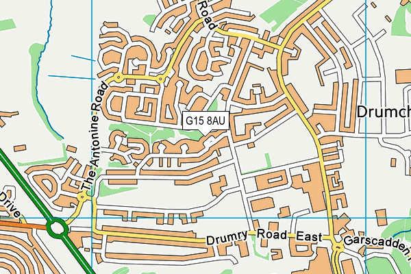 G15 8AU map - OS VectorMap District (Ordnance Survey) G15 8AU map - OS VectorMap District (Ordnance Survey)