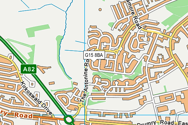 G15 8BA map - OS VectorMap District (Ordnance Survey) G15 8BA map - OS VectorMap District (Ordnance Survey)