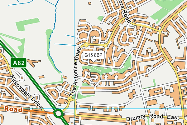 G15 8BP map - OS VectorMap District (Ordnance Survey) G15 8BP map - OS VectorMap District (Ordnance Survey)