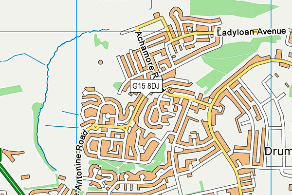 G15 8DJ map - OS VectorMap District (Ordnance Survey) G15 8DJ map - OS VectorMap District (Ordnance Survey)