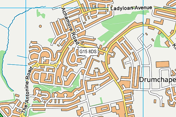 G15 8DS map - OS VectorMap District (Ordnance Survey) G15 8DS map - OS VectorMap District (Ordnance Survey)