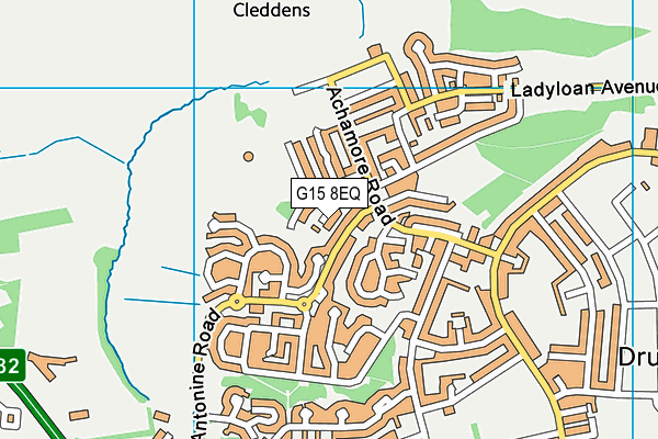G15 8EQ map - OS VectorMap District (Ordnance Survey) G15 8EQ map - OS VectorMap District (Ordnance Survey)