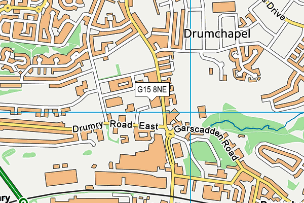 G15 8NE map - OS VectorMap District (Ordnance Survey) G15 8NE map - OS VectorMap District (Ordnance Survey)