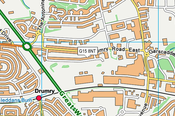 G15 8NT map - OS VectorMap District (Ordnance Survey) G15 8NT map - OS VectorMap District (Ordnance Survey)