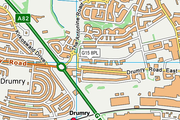 G15 8PL map - OS VectorMap District (Ordnance Survey) G15 8PL map - OS VectorMap District (Ordnance Survey)