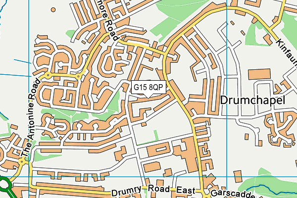 G15 8QP map - OS VectorMap District (Ordnance Survey) G15 8QP map - OS VectorMap District (Ordnance Survey)