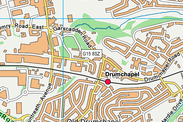 G15 8SZ map - OS VectorMap District (Ordnance Survey) G15 8SZ map - OS VectorMap District (Ordnance Survey)
