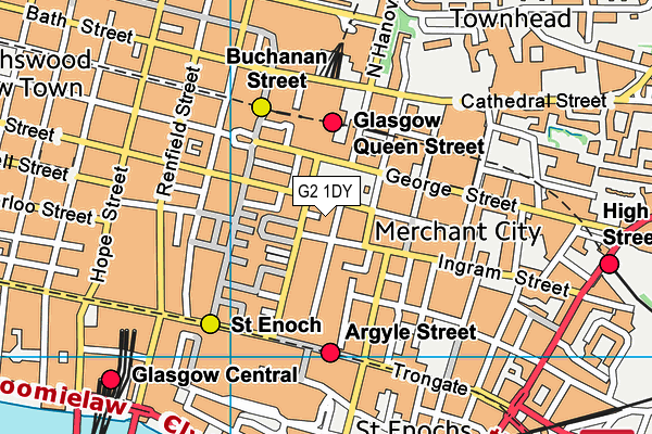 G2 1DY map - OS VectorMap District (Ordnance Survey) G2 1DY map - OS VectorMap District (Ordnance Survey)