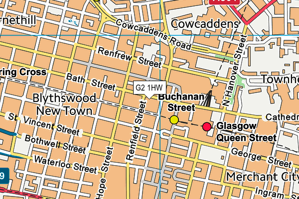 G2 1HW map - OS VectorMap District (Ordnance Survey) G2 1HW map - OS VectorMap District (Ordnance Survey)