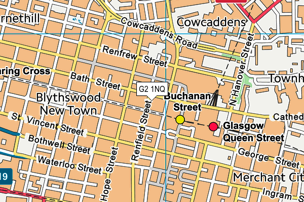 G2 1NQ map - OS VectorMap District (Ordnance Survey) G2 1NQ map - OS VectorMap District (Ordnance Survey)