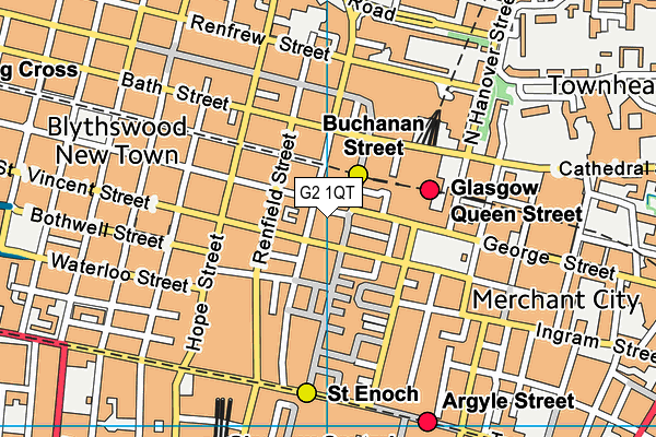 G2 1QT map - OS VectorMap District (Ordnance Survey) G2 1QT map - OS VectorMap District (Ordnance Survey)