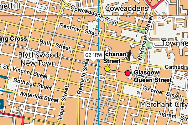 G2 1RW map - OS VectorMap District (Ordnance Survey) G2 1RW map - OS VectorMap District (Ordnance Survey)