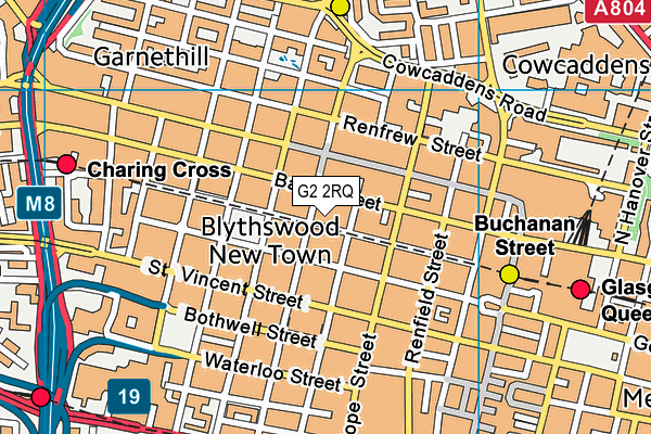 G2 2RQ map - OS VectorMap District (Ordnance Survey) G2 2RQ map - OS VectorMap District (Ordnance Survey)