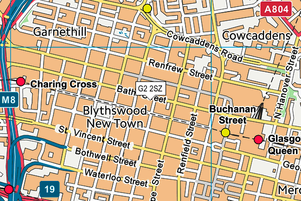 G2 2SZ map - OS VectorMap District (Ordnance Survey) G2 2SZ map - OS VectorMap District (Ordnance Survey)