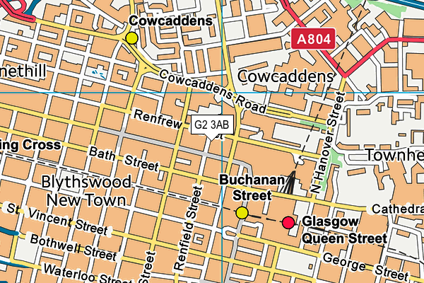 G2 3AB map - OS VectorMap District (Ordnance Survey) G2 3AB map - OS VectorMap District (Ordnance Survey)