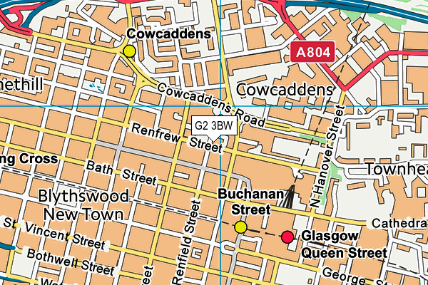 G2 3BW map - OS VectorMap District (Ordnance Survey) G2 3BW map - OS VectorMap District (Ordnance Survey)