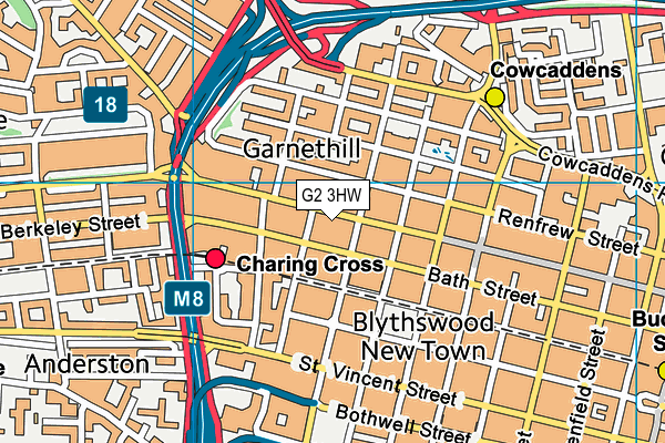 G2 3HW map - OS VectorMap District (Ordnance Survey) G2 3HW map - OS VectorMap District (Ordnance Survey)