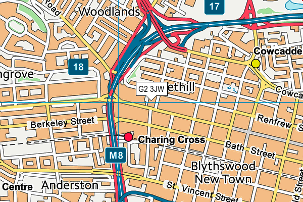 G2 3JW map - OS VectorMap District (Ordnance Survey) G2 3JW map - OS VectorMap District (Ordnance Survey)