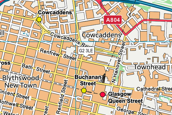 G2 3LE map - OS VectorMap District (Ordnance Survey) G2 3LE map - OS VectorMap District (Ordnance Survey)