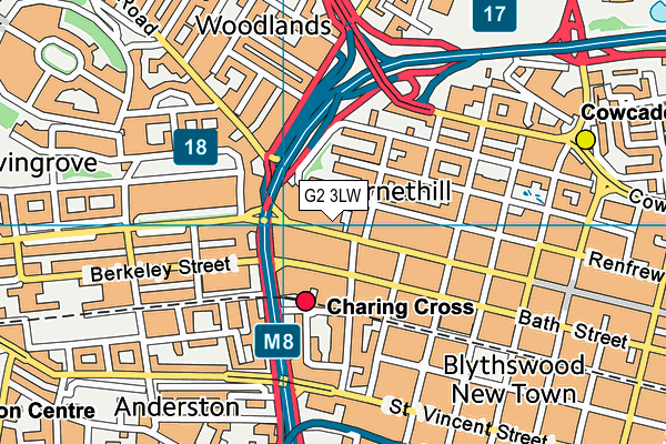 G2 3LW map - OS VectorMap District (Ordnance Survey) G2 3LW map - OS VectorMap District (Ordnance Survey)