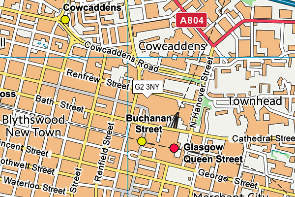 G2 3NY map - OS VectorMap District (Ordnance Survey) G2 3NY map - OS VectorMap District (Ordnance Survey)