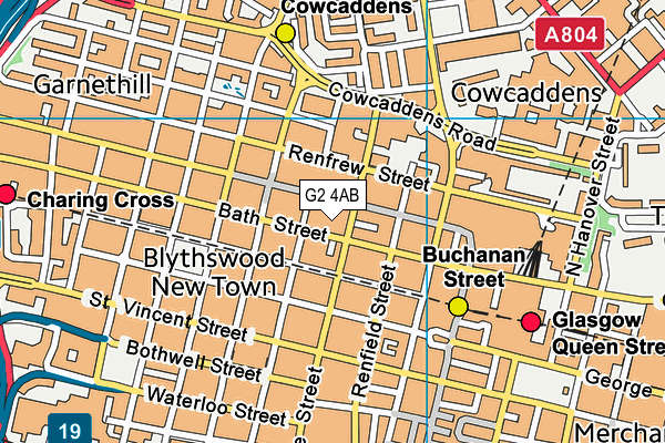 G2 4AB map - OS VectorMap District (Ordnance Survey) G2 4AB map - OS VectorMap District (Ordnance Survey)