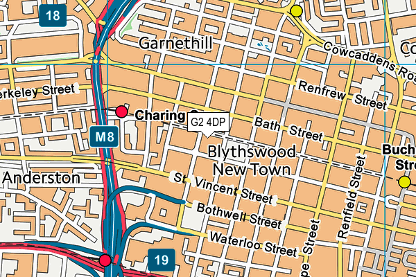 G2 4DP map - OS VectorMap District (Ordnance Survey) G2 4DP map - OS VectorMap District (Ordnance Survey)