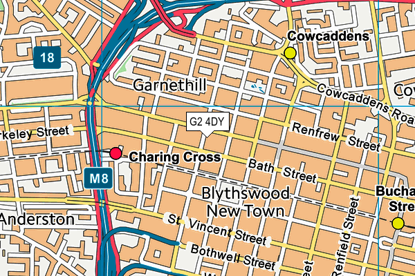 G2 4DY map - OS VectorMap District (Ordnance Survey) G2 4DY map - OS VectorMap District (Ordnance Survey)