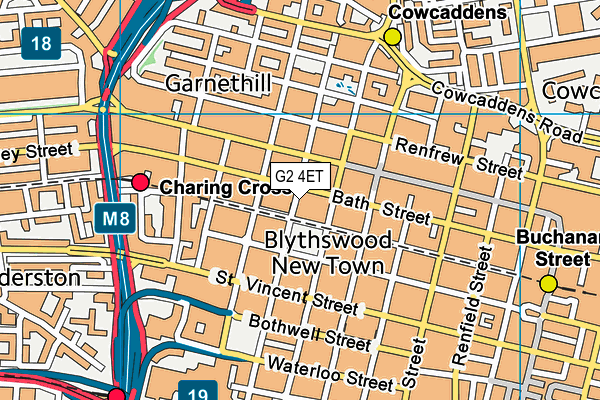 G2 4ET map - OS VectorMap District (Ordnance Survey) G2 4ET map - OS VectorMap District (Ordnance Survey)