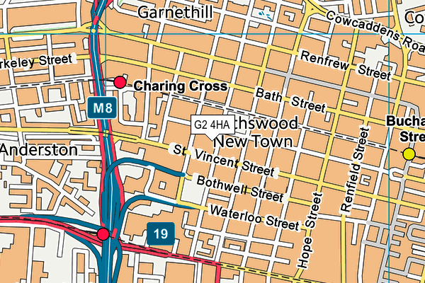 G2 4HA map - OS VectorMap District (Ordnance Survey) G2 4HA map - OS VectorMap District (Ordnance Survey)