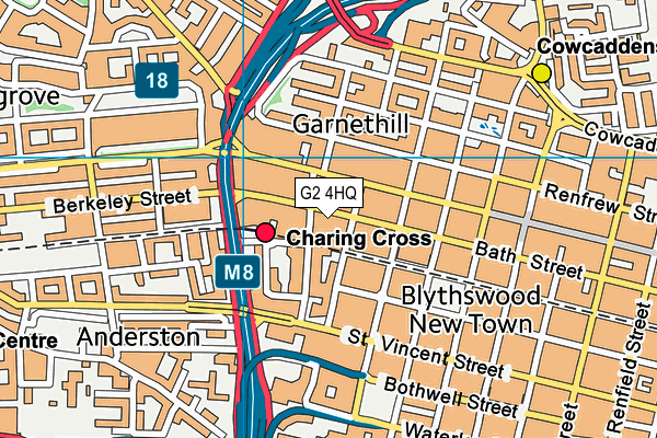 G2 4HQ map - OS VectorMap District (Ordnance Survey) G2 4HQ map - OS VectorMap District (Ordnance Survey)