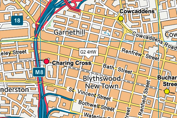 G2 4HW map - OS VectorMap District (Ordnance Survey) G2 4HW map - OS VectorMap District (Ordnance Survey)