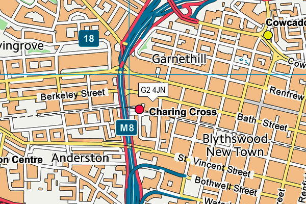 G2 4JN map - OS VectorMap District (Ordnance Survey) G2 4JN map - OS VectorMap District (Ordnance Survey)